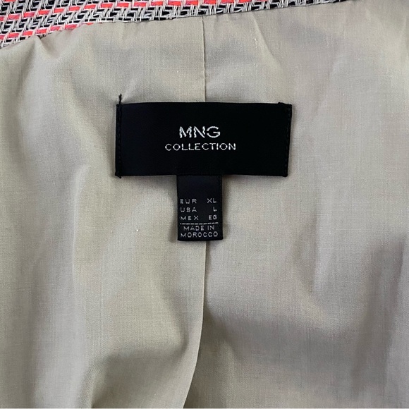 MNG Collection Pink/Black Asymmetrical Zip Jacket Women’s XL. EUC - Picture 7 of 9